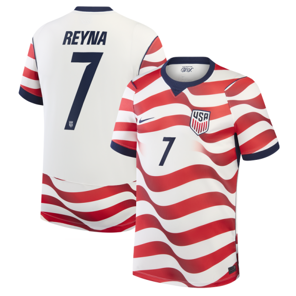 Giovanni Reyna USMNT Nike 2026 Home Stadium Replica Jersey - White
