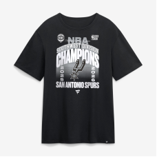 Футболка San Antonio Spurs Black 2026 Southwest Division Champions Locker Room