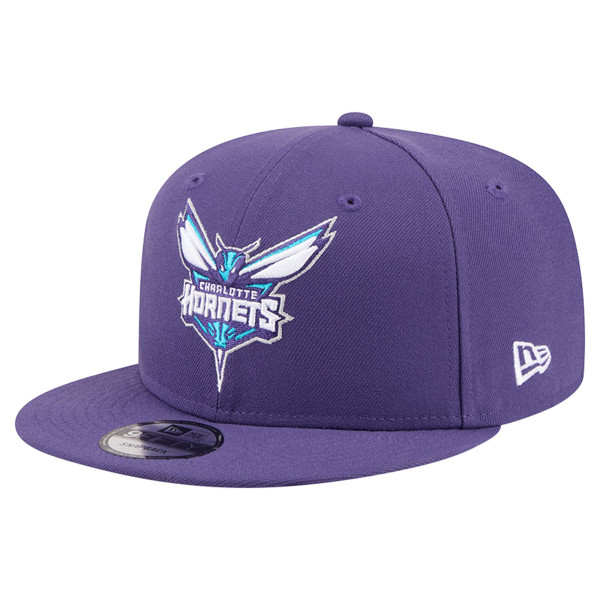 Бейсболка Charlotte Hornets New Era Purple Team 9FIFTY