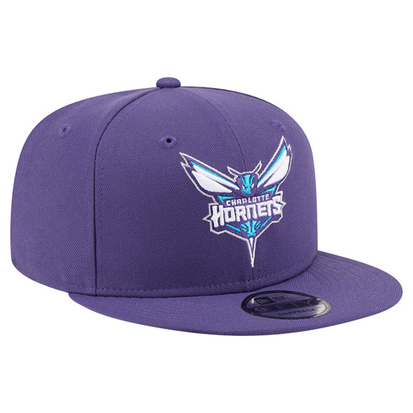 Бейсболка Charlotte Hornets New Era Purple Team 9FIFTY