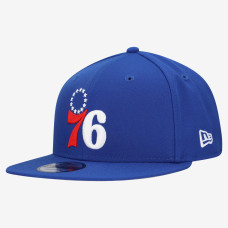 Бейсболка Philadelphia 76ers New Era Royal Team 9FIFTY