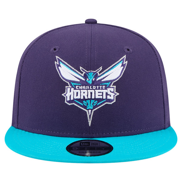 Бейсболка Charlotte Hornets New Era Purple Two-Tone 9FIFTY