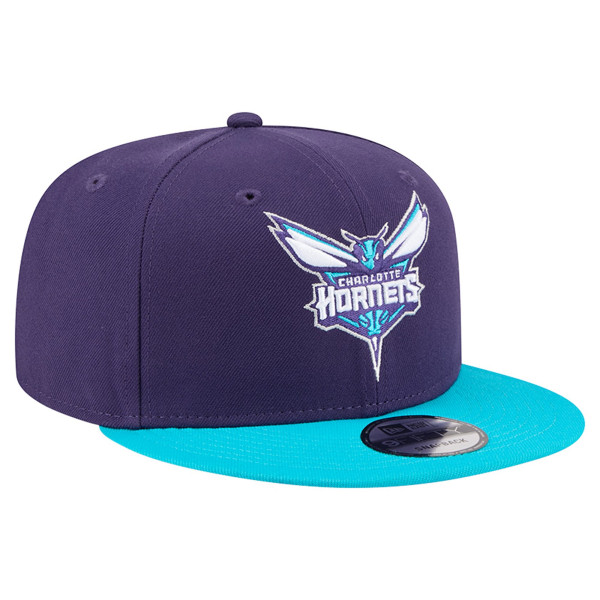 Бейсболка Charlotte Hornets New Era Purple Two-Tone 9FIFTY