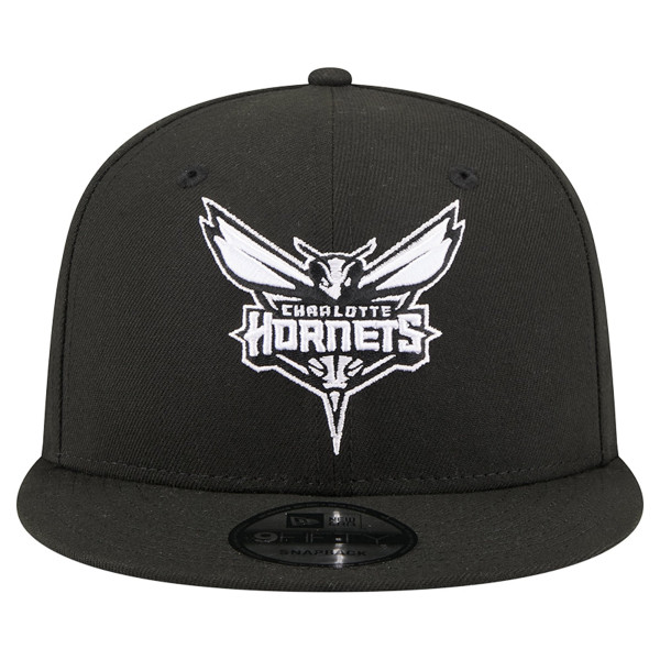 Бейсболка Charlotte Hornets New Era Black Team 9FIFTY