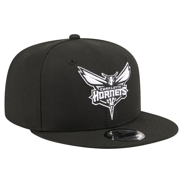 Бейсболка Charlotte Hornets New Era Black Team 9FIFTY