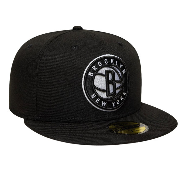 Бейсболка Brooklyn Nets New Era Black Team 59FIFTY