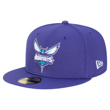 Бейсболка Charlotte Hornets New Era Purple Team 59FIFTY