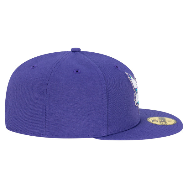 Бейсболка Charlotte Hornets New Era Purple Team 59FIFTY
