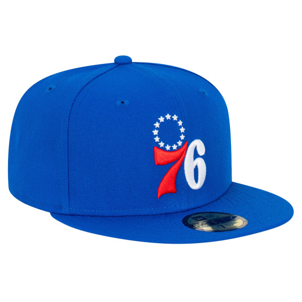 Бейсболка Philadelphia 76ers New Era Royal Team 59FIFTY