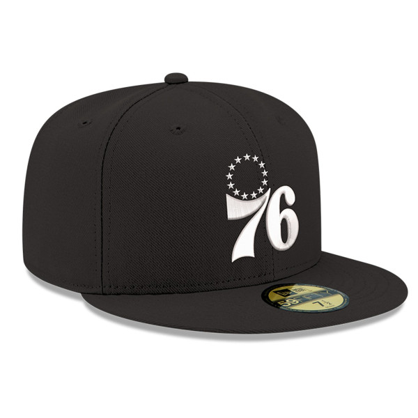 Бейсболка Philadelphia 76ers New Era Black 59FIFTY