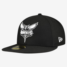 Бейсболка Charlotte Hornets New Era Black 59FIFTY
