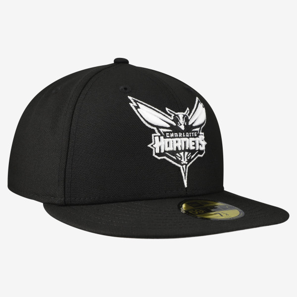 Бейсболка Charlotte Hornets New Era Black 59FIFTY