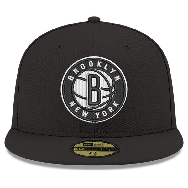 Бейсболка Brooklyn Nets New Era Black 59FIFTY