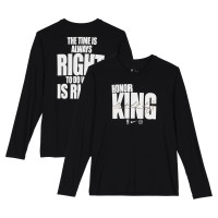 Philadelphia 76ers Fanatics Authentic Team-Issued Black 'MLK' Long Sleeve T-Shirt from the 2025-26 NBA Season