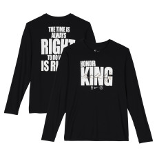 Philadelphia 76ers Fanatics Authentic Team-Issued Black 'MLK' Long Sleeve T-Shirt from the 2025-26 NBA Season
