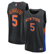 Джерси Jose Alvarado New York Knicks Fanatics Fast Break Replica - Black - Statement Edition