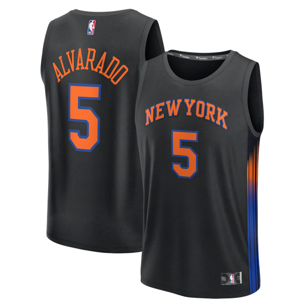 Джерси Jose Alvarado New York Knicks Fanatics Fast Break Replica - Black - Statement Edition