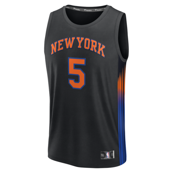 Джерси Jose Alvarado New York Knicks Fanatics Fast Break Replica - Black - Statement Edition
