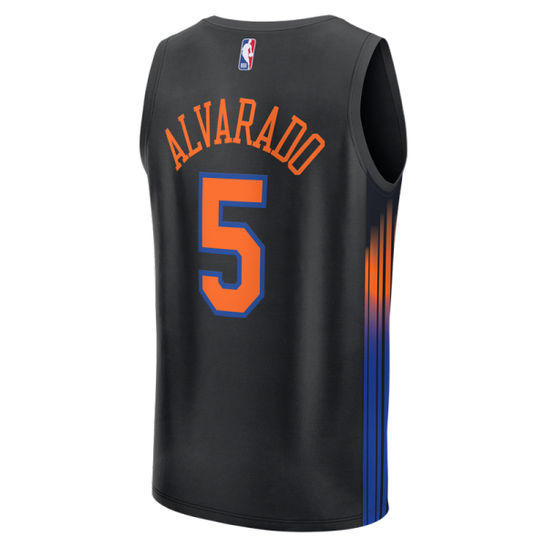 Джерси Jose Alvarado New York Knicks Fanatics Fast Break Replica - Black - Statement Edition