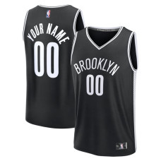 Именная джерси Brooklyn Nets Fanatics Black Fast Break - Icon Edition