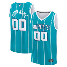 Именная джерси Charlotte Hornets Fanatics Teal Fast Break - Icon Edition