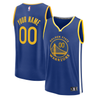 Именная джерси Golden State Warriors Fanatics Royal Fast Break - Icon Edition
