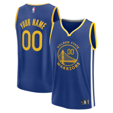 Именная джерси Golden State Warriors Fanatics Royal Fast Break - Icon Edition
