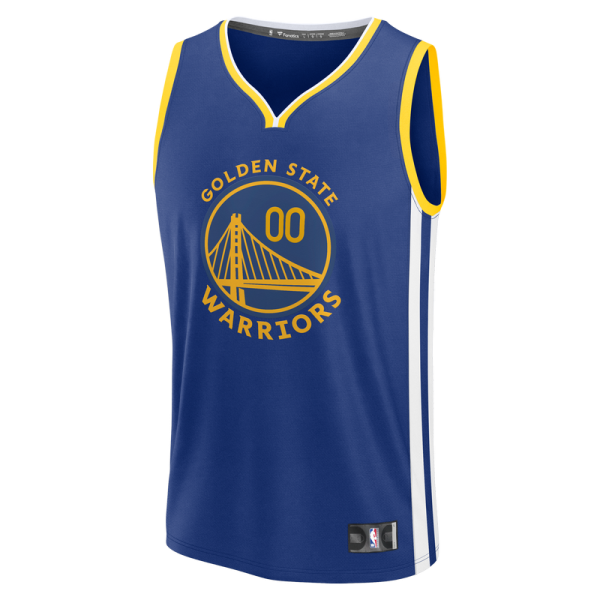 Именная джерси Golden State Warriors Fanatics Royal Fast Break - Icon Edition