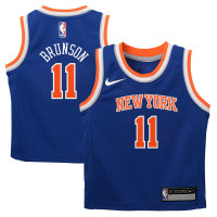 Джерси для дошкольника New York Knicks Jalen Brunson Nike Blue Replica Swingman - Icon Edition