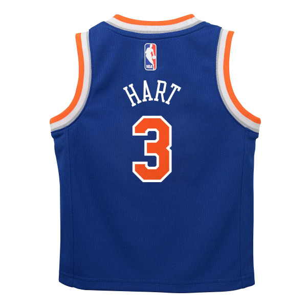 Джерси Preschool New York Knicks Josh Hart Nike Blue Replica Swingman - Icon Edition