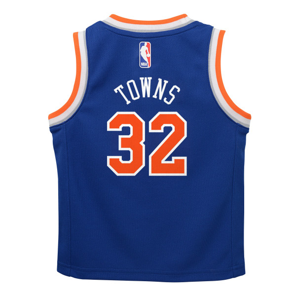 Джерси Preschool New York Knicks Karl-Anthony Towns Nike Blue Replica Swingman - Icon Edition