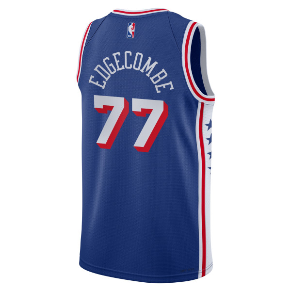 Подростковая Philadelphia 76ers VJ Edgecombe Nike Royal Swingman Jersey - Icon Edition