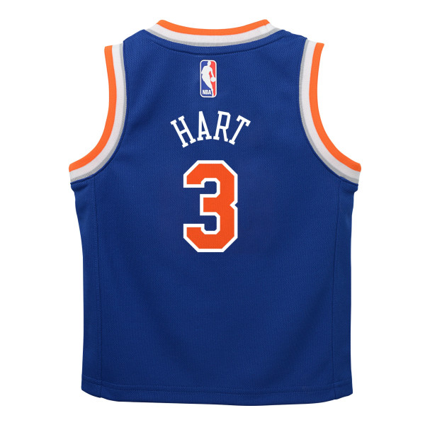 Детская New York Knicks Josh Hart Nike Blue Replica Swingman Jersey - Icon Edition