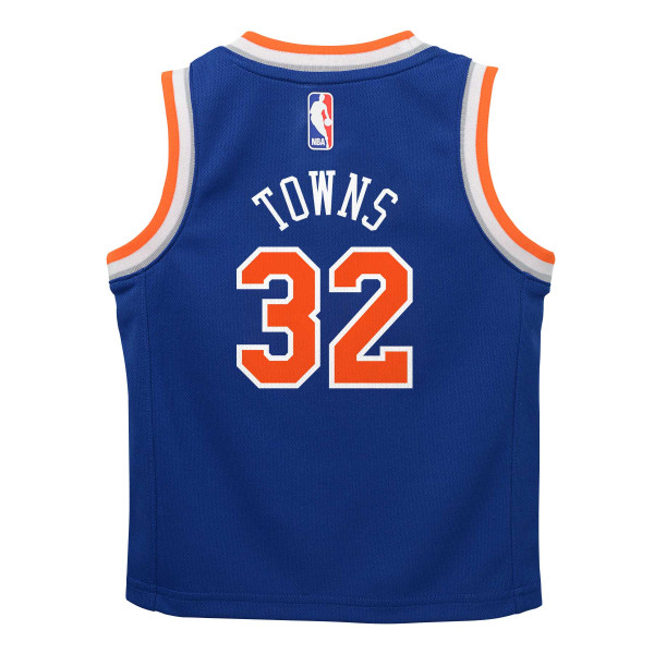 Детская New York Knicks Karl-Anthony Towns Nike Blue Replica Swingman Jersey - Icon Edition