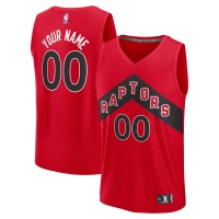 Toronto Raptors Fanatics Red Fast Break Custom Jersey - Icon Edition