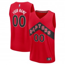 Toronto Raptors Fanatics Red Fast Break Custom Jersey - Icon Edition