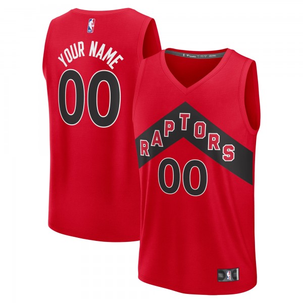 Toronto Raptors Fanatics Red Fast Break Custom Jersey - Icon Edition