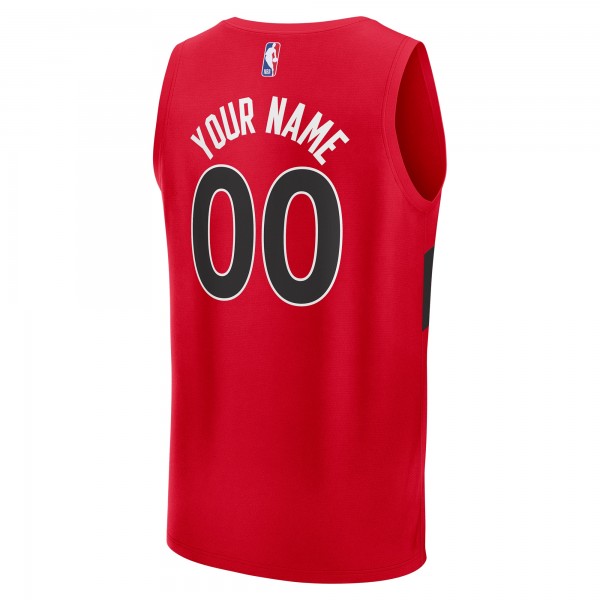 Toronto Raptors Fanatics Red Fast Break Custom Jersey - Icon Edition