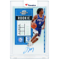 Tyrese Maxey Philadelphia 76ers Autographed 2020-21 Panini Contenders Optics Rookie Ticket #120 Rookie Card