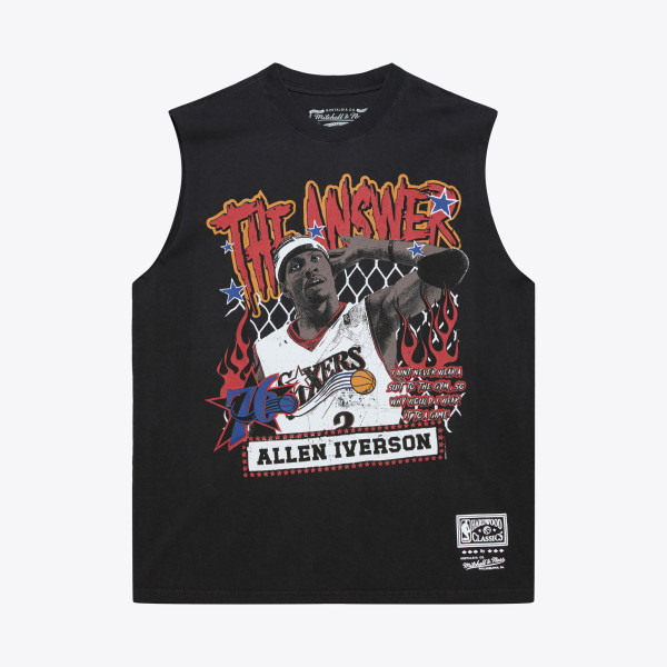 Philadelphia 76ers Allen Iverson Mitchell & Ness Black Best in Class Tank Top