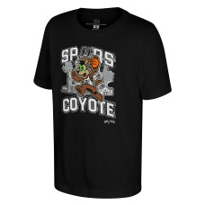 Подростковая San Antonio Spurs Stadium Essentials Black Mascot City Elementized T-Shirt