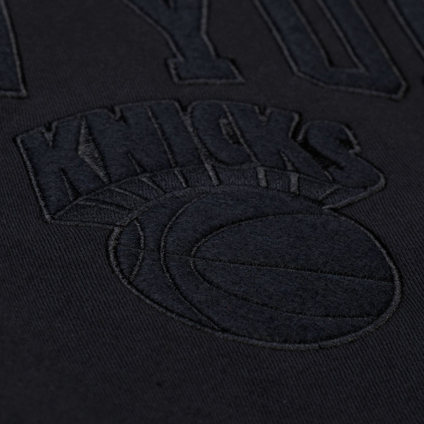Свитшот New York Knicks Mitchell & Ness Black Phantom Fleece