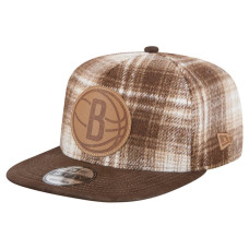 Бейсболка Brooklyn Nets New Era Brown Plaid 9FIFTY A-Frame