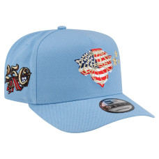 Бейсболка New York Knicks New Era Powder Blue America's 250th 9FIFTY A-Frame