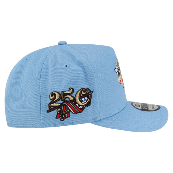 Бейсболка New York Knicks New Era Powder Blue America's 250th 9FIFTY A-Frame