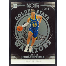 2019-20 Panini Noir #187 Jordan Poole RC /99