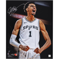 Фото с автографом Victor Wembanyama San Antonio Spurs Fanatics Authentic 16 x 20 Unleashed - Limited Edition of 25