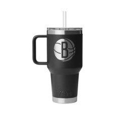 Кружка Brooklyn Nets YETI 35oz. Rambler 2.0 Straw