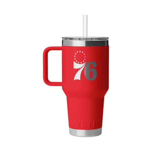 Кружка Philadelphia 76ers YETI 35oz. Rambler 2.0 Straw