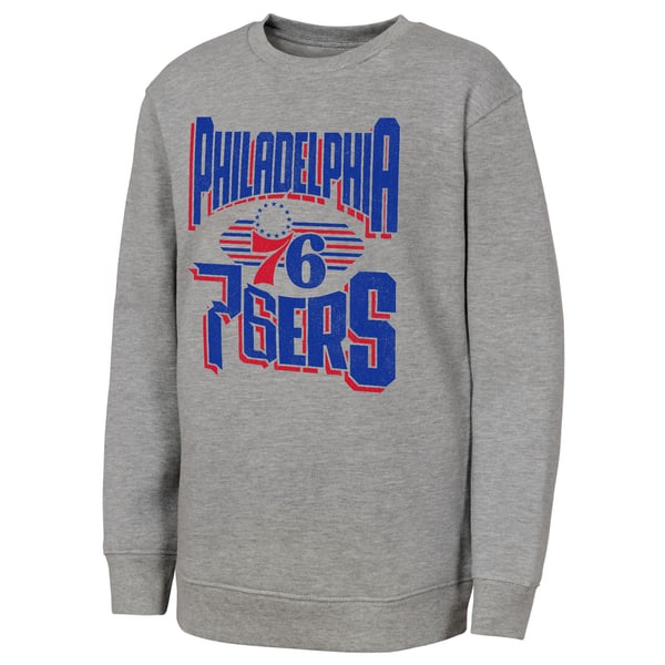 Детская свитшот Philadelphia 76ers Outerstuff Gray Jet Stream